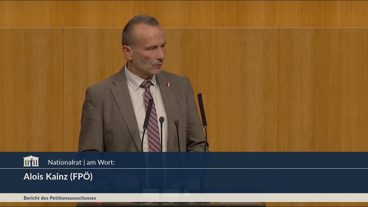 Alois Kainz - Petitionen und Bürgerinitiativen (Sammelbericht) - 23.9.2026