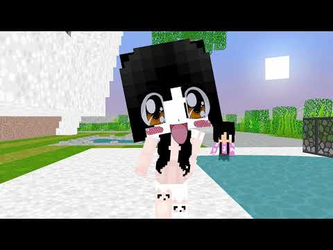 :CHICKEN WING MEME BELLA POARCH AND CHARLIE DAMELIO -MINECRAFT ANIMATION