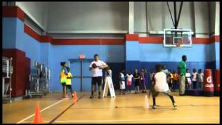 preview picture of video 'Junior Falcons Camp comes to South Rome Boys and Girls Club'