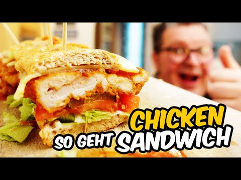 DAS WOHL BESTE CHICKEN SANDWICH | BIG CHICKEN STEAK SANDWICH - SUPERBOWL Snack