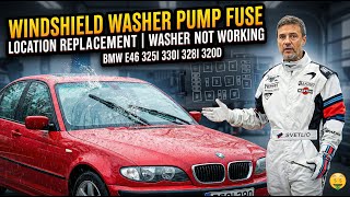 FIX: Windshield Washer Not Spraying? BMW E46 Washer Pump Fuse Check