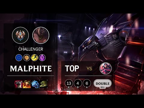 Malphite Top vs Irelia - EUW Challenger Patch 10.13