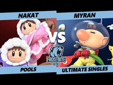 Frostbite 2020 SSBU Pools - NAKAT (Ice Climbers) Vs. Armada | Myran (Olimar) Smash Ultimate Singles