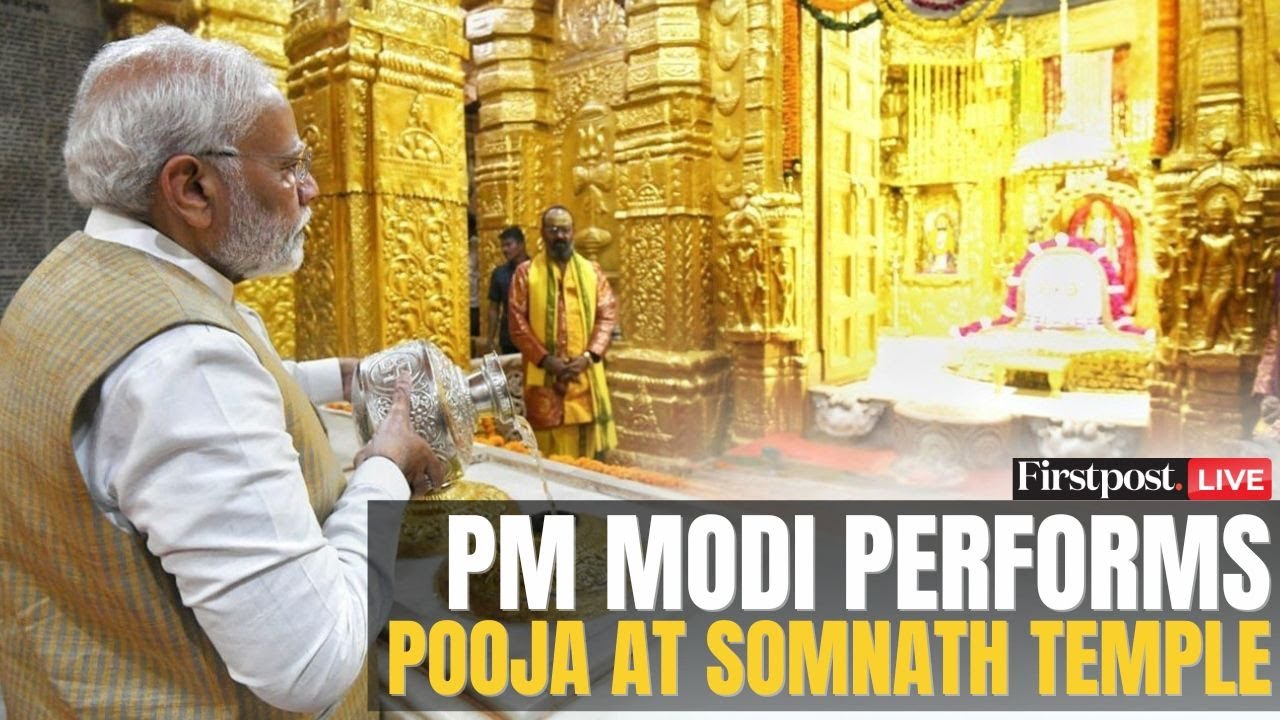 PM Modi LIVE: PM Performs Darshan and Pooja at the Shree Somnath Temple | Firstpost