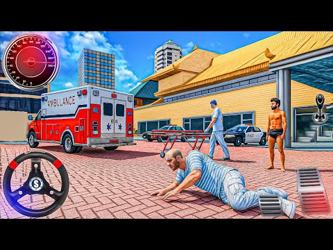 City Emergency Ambulance Simulator 3D - 911 Rescue Van Driving Simulator - Android GamePlay