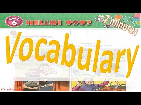 Year 6 Unit 6 (Hello! 999?) Vocabulary