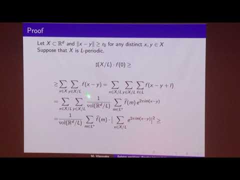 Maryna Viazovska: Sphere packings, Fourier Interpoaltion and Modular Forms I