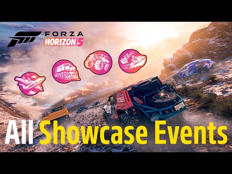 Forza Horizon 5 All showcase events