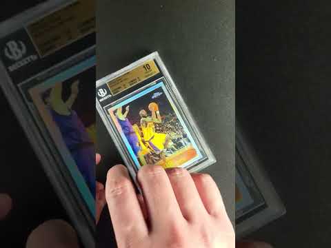 1996 Topps Chrome Refractor Kobe Bryant ROOKIE #138 BGS 10 PRISTINE