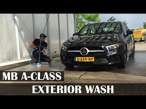 Thumbnail for Mercedes-Benz A-Class 200 D Dirty Exterior Wash || Exterior Car Detailing || POV || 4K by Mercedes-Benz A-Class