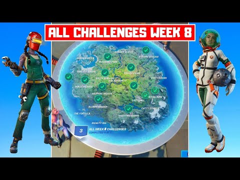 All Week 8 Challenges Guide! - Fortnite Chapter 2 Season 3
