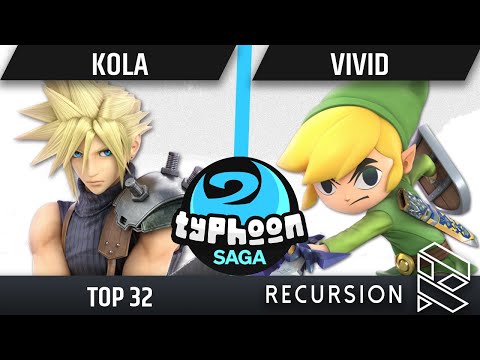 Typhoon Saga - Kola (Cloud) Vs. Vivid (Toon Link) - Top 32