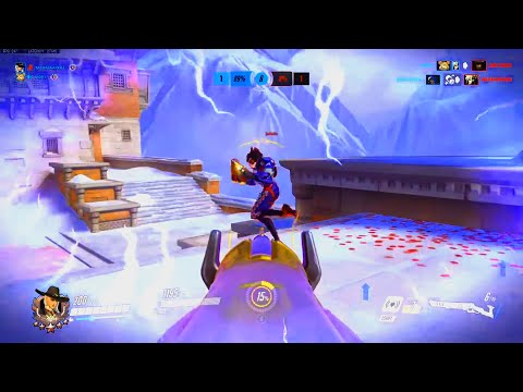 SUREFOUR DPS MAIN - ASHE AND GENJI! 42 ELIMS! [ OVERWATCH SEASON 22 TOP 500 ]