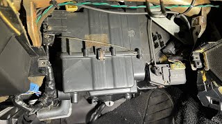 How to take out the AC evaporator out on an FD Mazda RX7 (Dash does not have to be removed!)