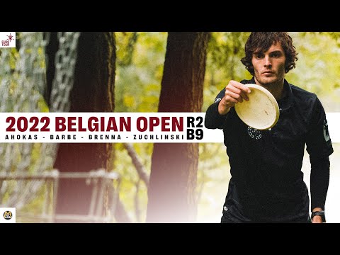 2022 PDGA Euro Tour #9 - Belgian Open | R2B9 Lead Card | Ahokas, Barbe, Brenna, Zuchlinsky