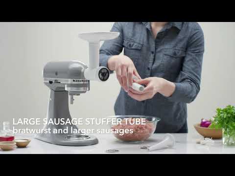 How To Use The KitchenAid Sausage Stuffer Attachment