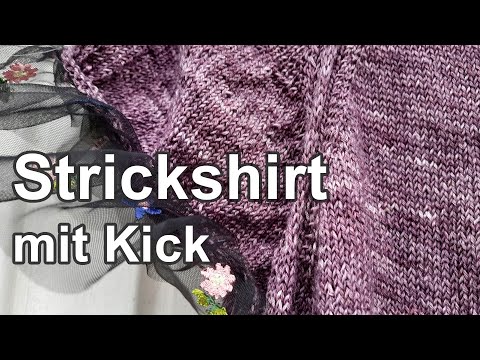 Gestricktes Shirt mit Kick für den Frühling | Strickpodcast 182