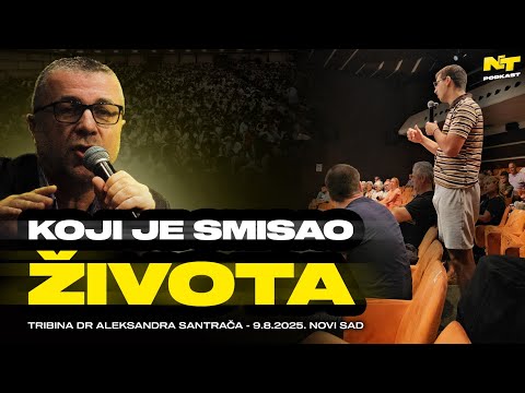 FILOZOFSKA TRIBINA UŽIVO: SMISAO ŽIVOTA U DIJALOGU KAMIJA, NIČEA I KJERKEGORA | Dr Alexandar Santrač