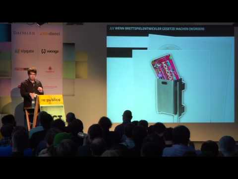 re:publica 2012 - Mächtiger als Merkel: Wie Brettspielentwickler Gesetze machen (würden)