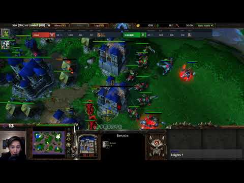 Sok (Orc) vs Lawliet (HU) - G2 - WarCraft 3 - WC2290