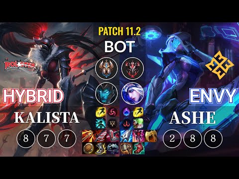 KT HyBriD Kalista vs EM Envy Ashe Bot - KR Patch 11.2