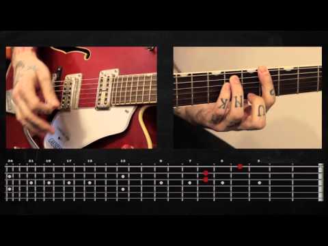 Sasha Rock'n'Roll guitar lessons- Misfits (Some Kinda Hate) видео урок №3 tutorial
