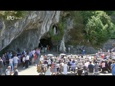 Chapelet du 3 août 2025 à Lourdes
