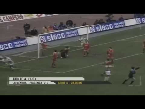 Serie A 1995-1996, day 19 Juventus - Piacenza 2-0 (Conte, Ferrara)