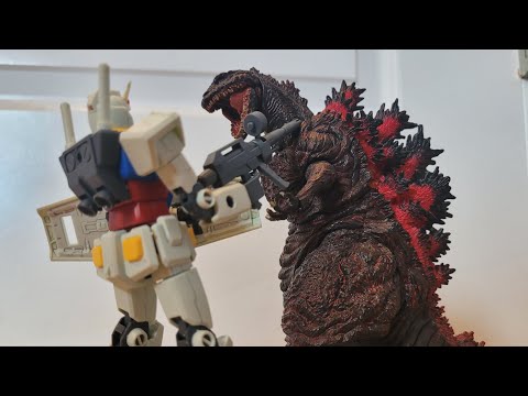 Shin godzilla vs Gundam rx-78-2