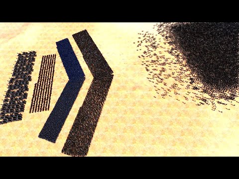 Medieval Army vs 10k Runner Zombies - Ultimate Epic Battle Simulator UEBS