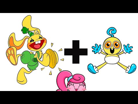 Mommy Long Legs and Bunzo Bunny + Baby Long Legs = ? | Poppy playtime chapter 2 animation