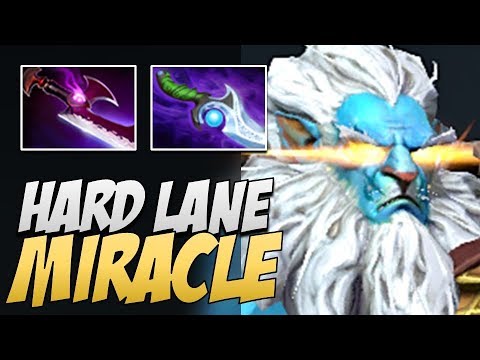 Liquid.Miracle Phantom Lancer - HARD LANE | Dota Gameplay