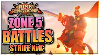 Zone 5 Battle in Rise of Kingdoms [Strife of Eight KvK]