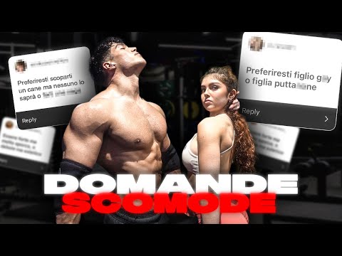 DOMANDE SCOMODE con la mia RAGAZZA | Workout schiena e braccia