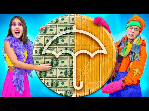 Rich Sister VS Poor Brother at School || Awesome School Situations with Real Friends