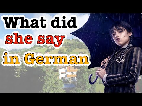 Jenna Ortega’s Wednesday Addams Speaks German: How to Say It Correctly & What It Means