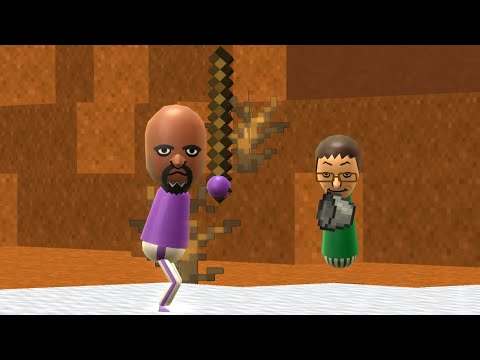 Wii Sports Baseball but it's Minecraft