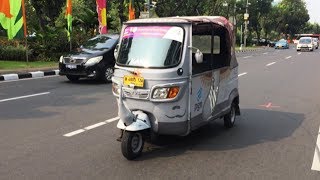 Bajaj di Jakarta Mulai Berhias Maskot Asian Games 2018