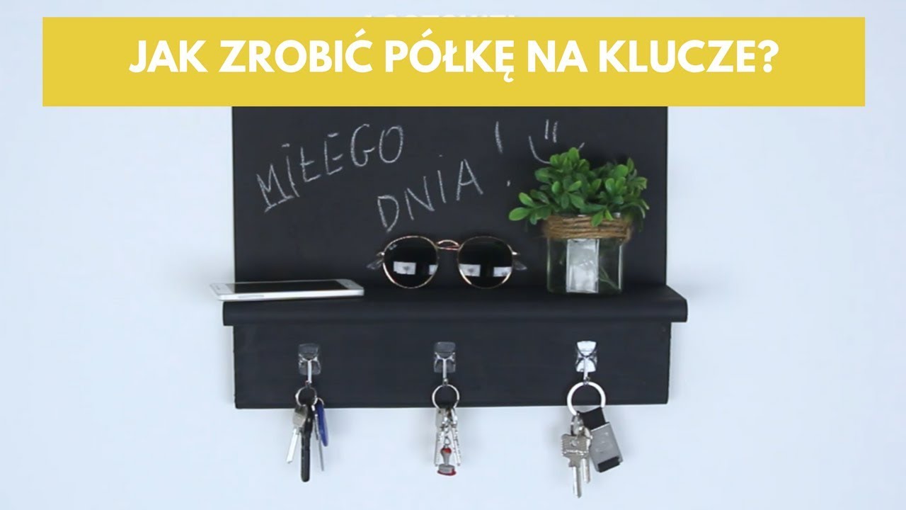 Jak zrobić półkę na klucze #tutorial #zróbtosam #DIY