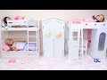 Baby Dolls Bunk Bedroom Organization Compilation By Play Toys