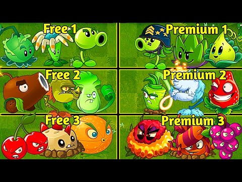 Random 6 Team Plants Free_Premium Battles - Who Will Win? - PvZ2 Team Plants vs Team Plants