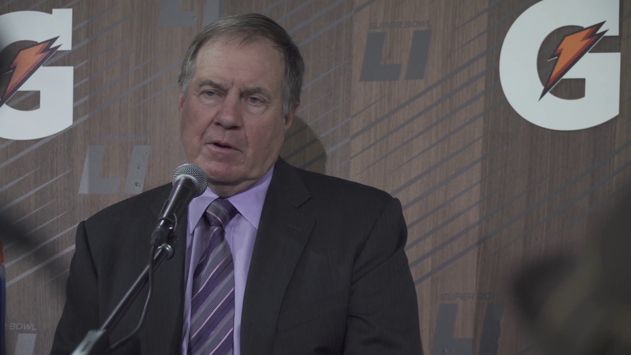 Super Bowl 51 Media Day - Bill Belichick