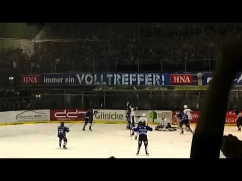 Kassel Huskies - Bietigheim Steelers Tor zum 3:2 im 4. Playoff Finalspiel DEL 2 am 22.04.2016