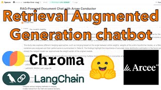 Building a RAG chatbot with LangChain, Chroma, Hugging Face, and Arcee Conductor