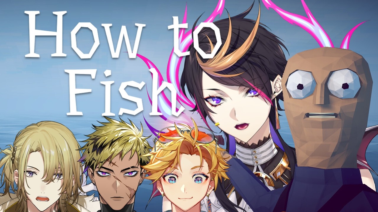 【How to Fish】how do i fish...? apparently you do stuff to the fish... i might krill 🦐nijisanji en fi