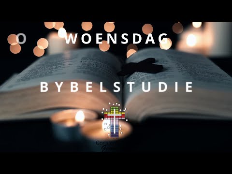, title : 'Bybelstudie | Dr. Wicus van der Merwe - Ek is Uitsprake - Week 5'