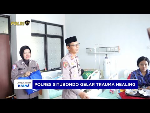 POLRES SITUBONDO GELAR TRAUMA HEALING BAGI KORBAN PONPES RUNTUH
