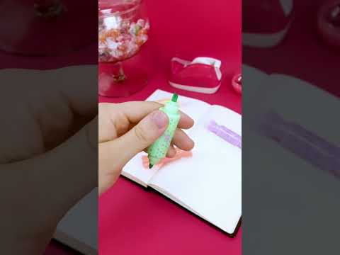 Vídeo do produto Marca Texto Mini Candy - Blister com 6 unidades