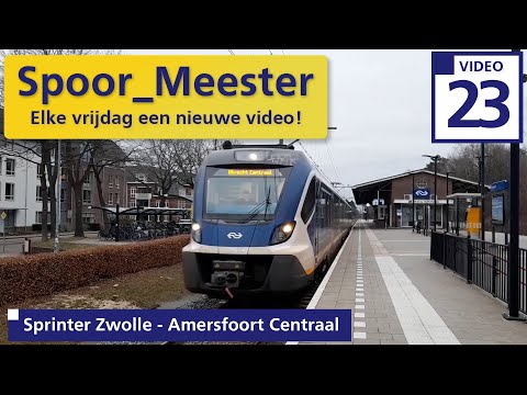 (4K) Train Cabview NS | Rij mee met de Sprinter van Zwolle naar Amersfoort Centraal SNG (23)