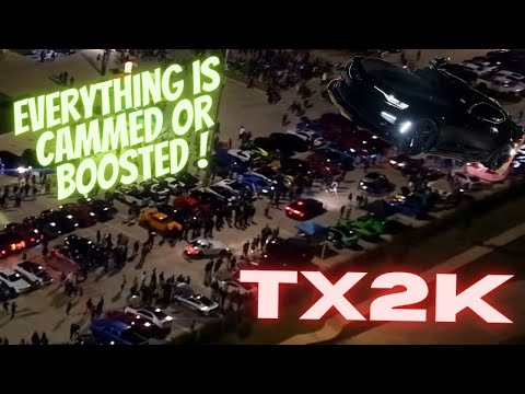 TX2K23 MADNESS SO MANY 1000WHP CARS #fast #loud #tx2k #carmeet